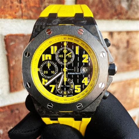 audemars piguet bumble bee strap|Audemars Piguet bumblebee price.